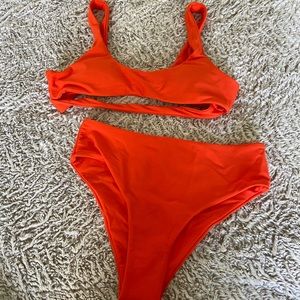 Medium orange Bikini (with front cutout).